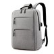 Large Capacity Double Shoulder Backpack Fashionable Multi-functional USB Laptop Bag Commuting