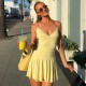 2025 new product European and American foreign trade spring-summer fashionable elegant single collar solid color long-sleeved ruffled fitted T-shirt wholesale