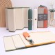 Planche à découper à paille de blé planche à découper pliante créative couteau à fruits en acier inoxydable couteau à usage multiple planche à découper à légumes et fruits