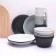 Cross-border grain vertical paille de blé bols tasses assiettes couverts maison salades bols de riz plats à pâtes tasses à boire ensemble cadeau