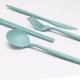 Amazone paille de blé grain vertical bols tasses plats plats à manger maison apprentissage portatif couverts couteaux fourchettes cuillères paupiers ensembles cadeaux