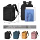 Custom-made PC hard-shell zipper and handle suitcase, 20, 24, 28-inch three-piece travel luggage with zipper, travel luggage with silent swivel wheels.