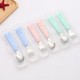 Creative 304 acier inoxydable enfants cuillère fourche cartoon bébé pig cuillère fourche coude cuillère silicone handle vaisselle wholesale