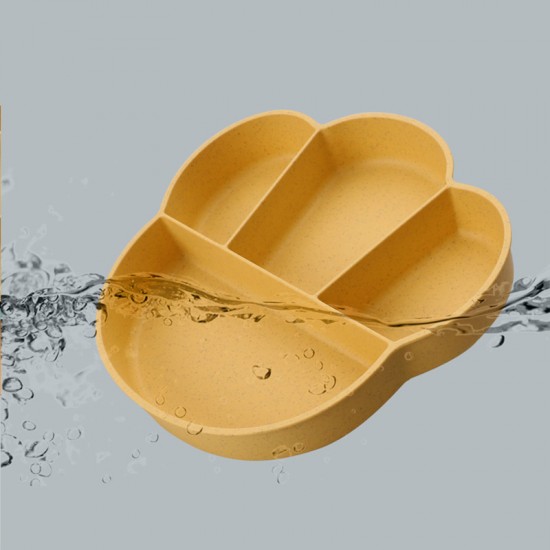 Support personnalisé creative cartoon cat claw disc tige de blé pour les enfants split splitter plate cuillère fourchette vaisselle cadeaux