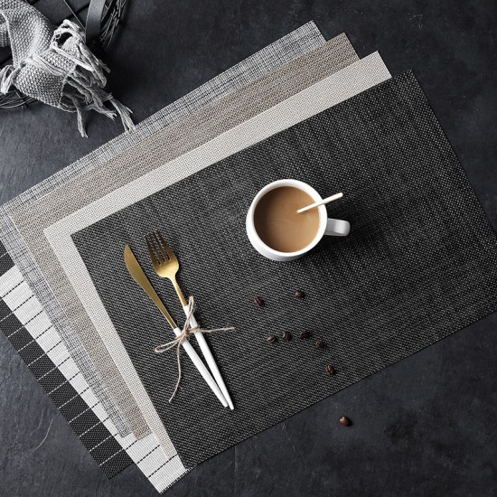 Tapis de table nordique tapis de table isolant tapis de table en PVC tapis de table japonais tissu de table tapis de verre tapis de bol cross border wholesale