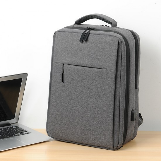 Men's business computer double-shoulder bag with print gift bag.