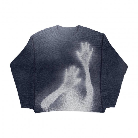 2025 European Amazon autumn winter men's and women's couple pullover sweater fashionable casual jacquard knitted top for wholesale