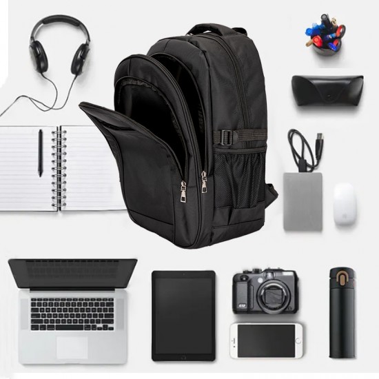 Cross-border double-shoulder bag - Men's outdoor travel casual backpack - Business computer bag - Interior: College student backpack