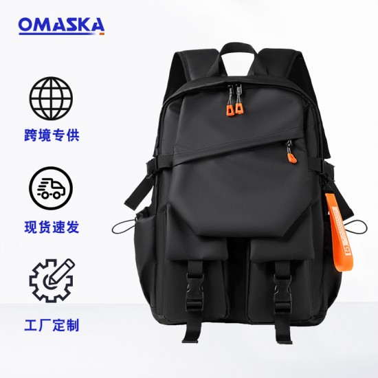 New style business casual men's bag, hard shell motorcycle men's double-shoulder bag, fashionable business commuting computer double-shoulder bag for men.