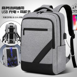 New Fashion Simple Business Double Shoulder Bag Men's Large Capacity Backpack Laptop Bag Women's Business Travel Commuting Luggage