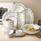 Vaisselle vaisselle vaisselle vaisselle vaisselle vaisselle vaisselle nordic hotel vaisselle ensemble dentelle bol plat combinaison lumière luxe