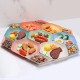 Plat de paille de blé d’amazon plat plat plat plat plat plat plat plat plat plat plat plat à tremper plat hx plat plat de soja diamant