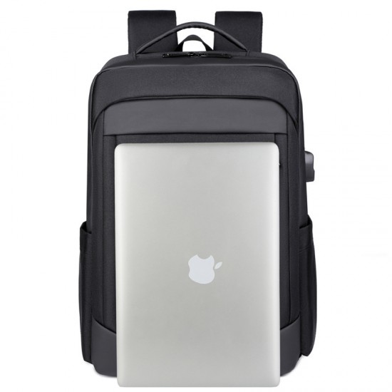 Cross-border double-shoulder bag, large capacity leisure travel bag, backpack for men, high-end business computer backpack for commuting.