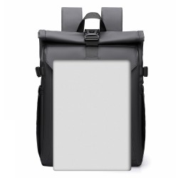 New backpack - double shoulder bag for men, large capacity outdoor travel double shoulder bag, lightweight casual commuting double shoulder bag for men