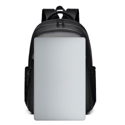 Double-shoulder bag, fashionable trend men's backpack, leisure bag for short trips, travel and sport commuting bag, can be sent out.