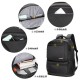 Men's Double Shoulder Bag Large Capacity Business Leisure Bag Commuting Backpack Student Luggage