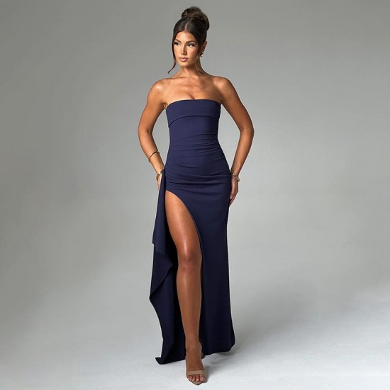 European and American cross-border summer sexy casual sleeveless top with butterfly knot strap sexy V-neck tight backless mini top wholesale