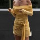 Cross-border Women's Clothing Fashion 2025 New Women's Clothing Stylish Silk Street Backless Pure Color Backless Long Dress for Wholesale
