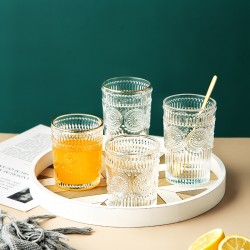 Verre japonais embossée à bord d’or verre à eau verre à whisky océan tasse de thé coupe à marteau coupe à bière coupe de fille