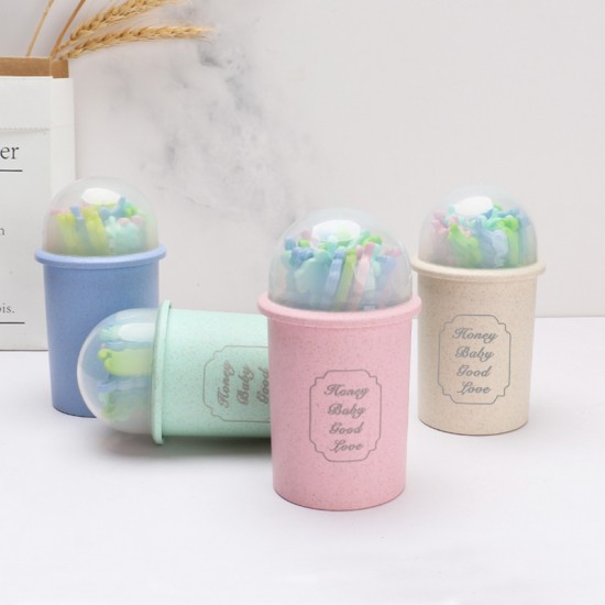 Fourche à fruits en plastique maison gâteaux snacks snacks petite fourchette cartouche de blé idées cadeaux mi-automne gâteau de lune