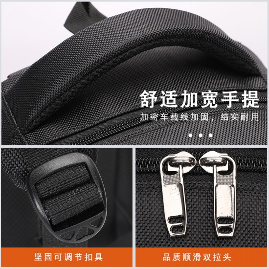 Men's Backpack Cross-border Leisure Double Shoulder Bag Women's Large Capacity High School Student Luggage Travel Double Shoulder Bag