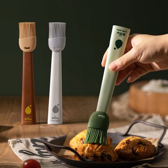 Huile de silicone brosse de cuisine gâteaux ménagers résister à la chaleur ne perdent pas les poils barbecue cuisson alimentaire boîte à manger plaque antiadhésive