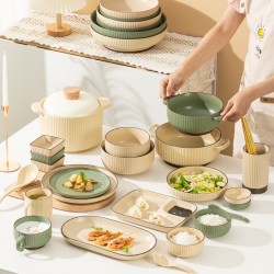 Bols vaisselle vaisselle vaisselle vaisselle vaisselle nordique influencers bols de riz wholesale vaisselle ensemble simple vaisselle japonaise plats plats combo