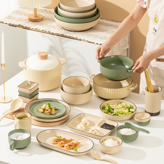 Bols vaisselle vaisselle vaisselle vaisselle vaisselle nordique influencers bols de riz wholesale vaisselle ensemble simple vaisselle japonaise plats plats combo