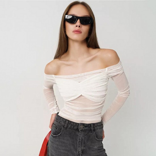 Wholesale of cross-border women's clothing for 2025, featuring a trendy and fashionable style, solid color, and figure-hugging design.