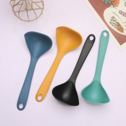 Paille de blé cuillère à soupe maison longue poignée cuillère à soupe coquille de cuisine cuillère de cuisson plastique épaissie bouillie cuillère hot pot