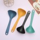 Paille de blé cuillère à soupe maison longue poignée cuillère à soupe coquille de cuisine cuillère de cuisson plastique épaissie bouillie cuillère hot pot