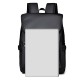 Men's double-shoulder backpack with fashionable style, casual travel bag for women and men, large-capacity laptop bag for men