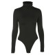 Spot-on wholesale of European and American 2025 spring-autumn new style simple elegant fashionable pure-color low-neck bare-chest fitted dress for women