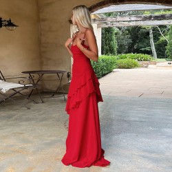 Cross-border European and American 2025 Autumn New Style Round-neck Hooded Fashion-Elegant Shapely A-line Fish-tail Dress for Wholesale