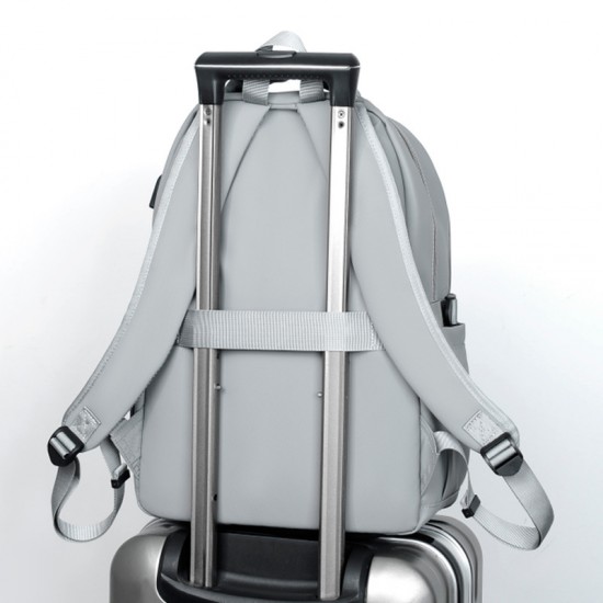 Middle School Student Backpack Girls' Junior High School Student Double Shoulder Bag Backpack Men's Fashion Outdoor Travel Commuting Bag Multiple Pockets