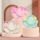 Paille de blé enfants ensembles de vaisselle dessins animés escargots splitter plateau cuillère fourche bébé accessoires plats cadeaux repas repas