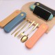 Creative spinner box set de vaisselle en acier inoxydable étudiant portable couteau cuillère fourchette baguettes ensemble outdoor travel cutter