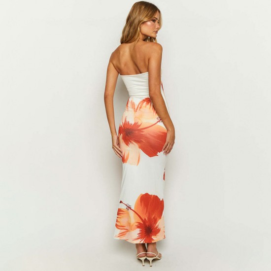 Cross-border 2025 autumn/winter trendy women's clothing, featuring a one-strap neck, elegant style, and deep V neckline.