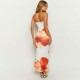 Cross-border 2025 autumn/winter trendy women's clothing, featuring a one-strap neck, elegant style, and deep V neckline.