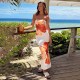 Cross-border 2025 autumn/winter trendy women's clothing, featuring a one-strap neck, elegant style, and deep V neckline.