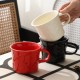 Amazon ins main pincée tasse tasse en céramique tasse à café couple paire tasse haut niveau d’apparence simple tasse à eau