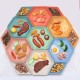 Plat de paille de blé d’amazon plat plat plat plat plat plat plat plat plat plat plat plat à tremper plat hx plat plat de soja diamant