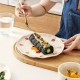 Famille 4 personnes parent-enfant ensemble de vaisselle cadeau maison bols plats bols en céramique assiettes mignonne cartoon riz bols plats plats