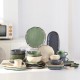 Advanced sens vaisselle set maison 2025 nouveau simple bol assiette pendaison de crémaillère paupiers en céramique sous glacier couleur vaisselle vaisselle