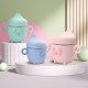 Silicone enfants boire apprendre tasse bébé binear creative cartoon 304 acier inoxydable boire tasse cadeaux en gros