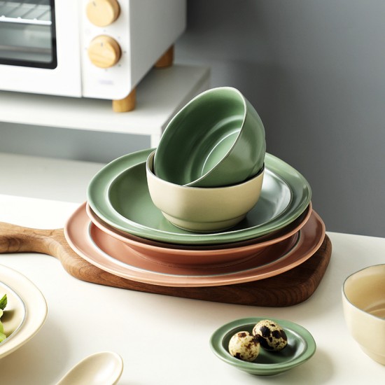 Morandi nordic dic assiettes créatives vaisselle assortiment maison vaisselle en céramique riz bol de riz plat à soupe plat à poisson plat à soupe