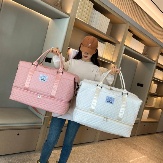 Cross-border new PP luggage box, 20, 24, 28-inch three-piece large capacity password box, omnidirectional wheel durable carry-on box.