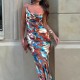 European/American Cross-border 2025 Autumn New Fashion Long-Sleeve Patched Fitted Elegant Sexy Dress Women Wholesale