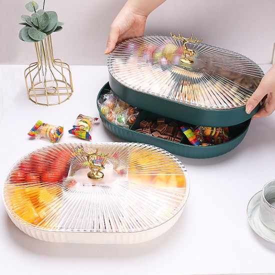 Diviser compotes maison salon noix boîte à bonbons créativité snack léger luxe compotes sèches net thé noir plusieurs compotes