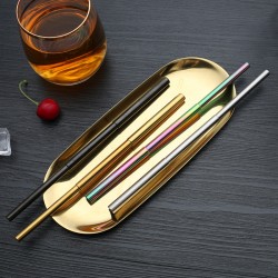 304 acier inoxydable pliable paille trois sections télescopique thé au lait creative portable outdoor set vaisselle de qualité alimentaire